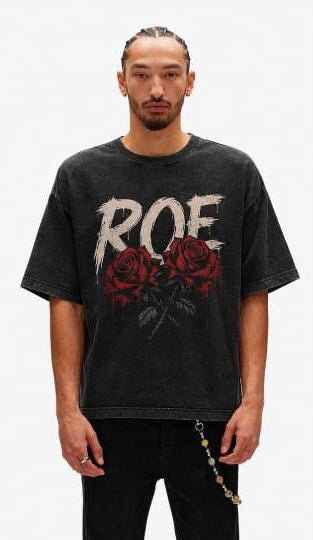 ROE Worldwide Midnight Rose Tee - ROE WORLDWIDE