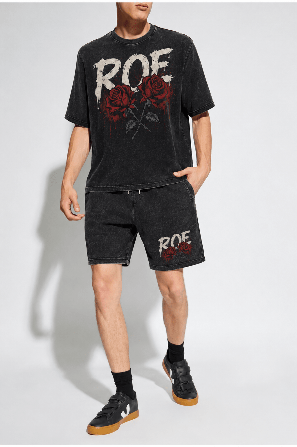 ROE Worldwide Midnight Rose Shorts - ROE WORLDWIDE