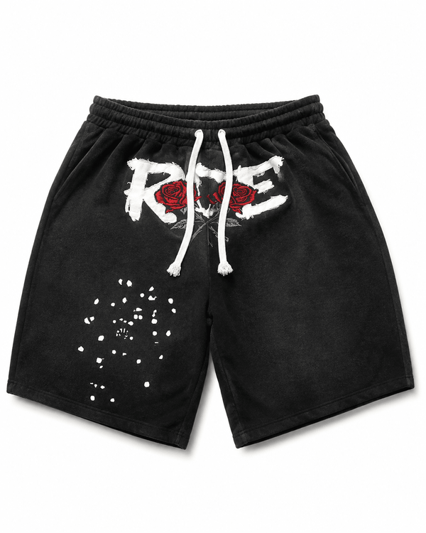 ROSE DISTRESSED SWEATSHORTS - ROE WORLDWIDE